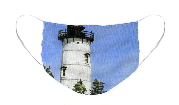 East Chop Lighthouse Martha's Vineyard Massachusetts - Face Mask