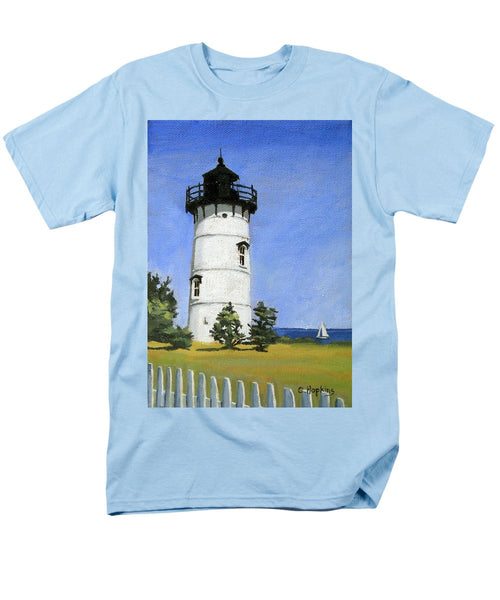 East Chop Lighthouse Martha's Vineyard Massachusetts - Men's T-Shirt  (Regular Fit)