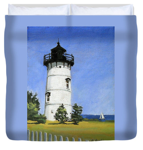East Chop Lighthouse Martha's Vineyard Massachusetts - Duvet Cover