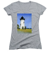 East Chop Lighthouse Martha's Vineyard Massachusetts - Women's V-Neck