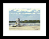 Easton's Beach Newport Rhode Island - Framed Print