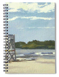 Easton's Beach Newport Rhode Island - Spiral Notebook