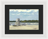Easton's Beach Newport Rhode Island - Framed Print