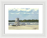 Easton's Beach Newport Rhode Island - Framed Print