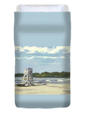 Easton's Beach Newport Rhode Island - Duvet Cover