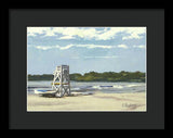 Easton's Beach Newport Rhode Island - Framed Print