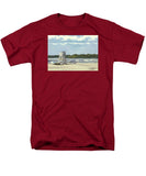 Easton's Beach Newport Rhode Island - Men's T-Shirt  (Regular Fit)