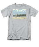 Easton's Beach Newport Rhode Island - Men's T-Shirt  (Regular Fit)