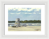 Easton's Beach Newport Rhode Island - Framed Print