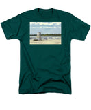 Easton's Beach Newport Rhode Island - Men's T-Shirt  (Regular Fit)