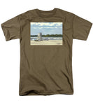 Easton's Beach Newport Rhode Island - Men's T-Shirt  (Regular Fit)