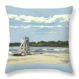 Easton's Beach Newport Rhode Island - Throw Pillow