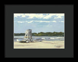 Easton's Beach Newport Rhode Island - Framed Print