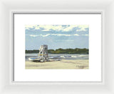 Easton's Beach Newport Rhode Island - Framed Print