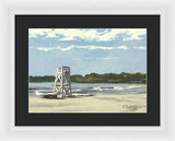 Easton's Beach Newport Rhode Island - Framed Print