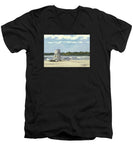 Easton's Beach Newport Rhode Island - Men's V-Neck T-Shirt