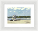 Easton's Beach Newport Rhode Island - Framed Print