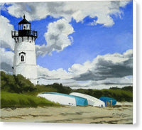 Edgartown Lighthouse Martha's Vineyard Massachusetts - Canvas Print