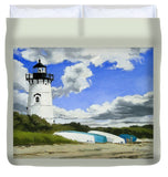 Edgartown Lighthouse Martha's Vineyard Massachusetts - Duvet Cover