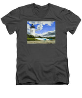 Edgartown Lighthouse Martha's Vineyard Massachusetts - Men's V-Neck T-Shirt