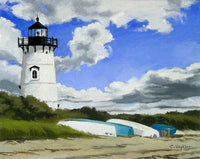 Edgartown Lighthouse Martha's Vineyard Massachusetts - Art Print