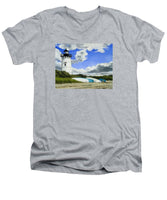 Edgartown Lighthouse Martha's Vineyard Massachusetts - Men's V-Neck T-Shirt