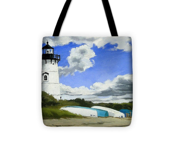 Edgartown Lighthouse Martha's Vineyard Massachusetts - Tote Bag