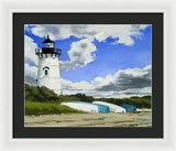 Edgartown Lighthouse Martha's Vineyard Massachusetts - Framed Print