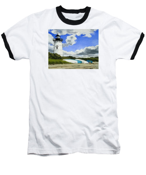 Edgartown Lighthouse Martha's Vineyard Massachusetts - Baseball T-Shirt