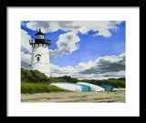 Edgartown Lighthouse Martha's Vineyard Massachusetts - Framed Print