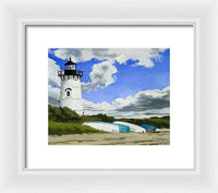 Edgartown Lighthouse Martha's Vineyard Massachusetts - Framed Print