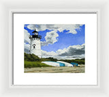 Edgartown Lighthouse Martha's Vineyard Massachusetts - Framed Print