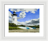 Edgartown Lighthouse Martha's Vineyard Massachusetts - Framed Print