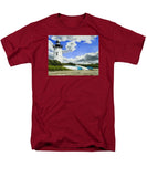 Edgartown Lighthouse Martha's Vineyard Massachusetts - Men's T-Shirt  (Regular Fit)