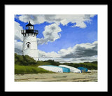 Edgartown Lighthouse Martha's Vineyard Massachusetts - Framed Print