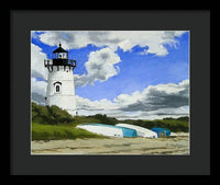 Edgartown Lighthouse Martha's Vineyard Massachusetts - Framed Print