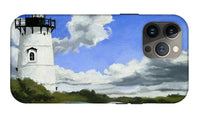 Edgartown Lighthouse Martha's Vineyard Massachusetts - Phone Case