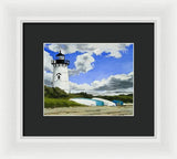 Edgartown Lighthouse Martha's Vineyard Massachusetts - Framed Print