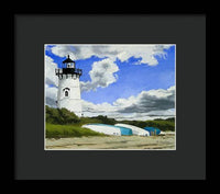 Edgartown Lighthouse Martha's Vineyard Massachusetts - Framed Print