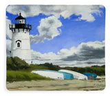 Edgartown Lighthouse Martha's Vineyard Massachusetts - Blanket