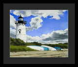 Edgartown Lighthouse Martha's Vineyard Massachusetts - Framed Print