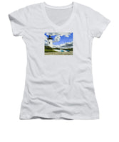 Edgartown Lighthouse Martha's Vineyard Massachusetts - Women's V-Neck