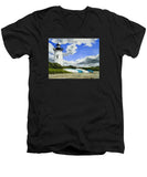 Edgartown Lighthouse Martha's Vineyard Massachusetts - Men's V-Neck T-Shirt