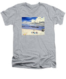 First Beach Newport Rhode Island - Men's V-Neck T-Shirt