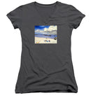 First Beach Newport Rhode Island - Women's V-Neck