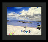 First Beach Newport Rhode Island - Framed Print