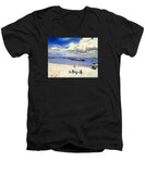 First Beach Newport Rhode Island - Men's V-Neck T-Shirt