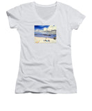 First Beach Newport Rhode Island - Women's V-Neck