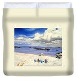 First Beach Newport Rhode Island - Duvet Cover