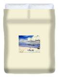 First Beach Newport Rhode Island - Duvet Cover